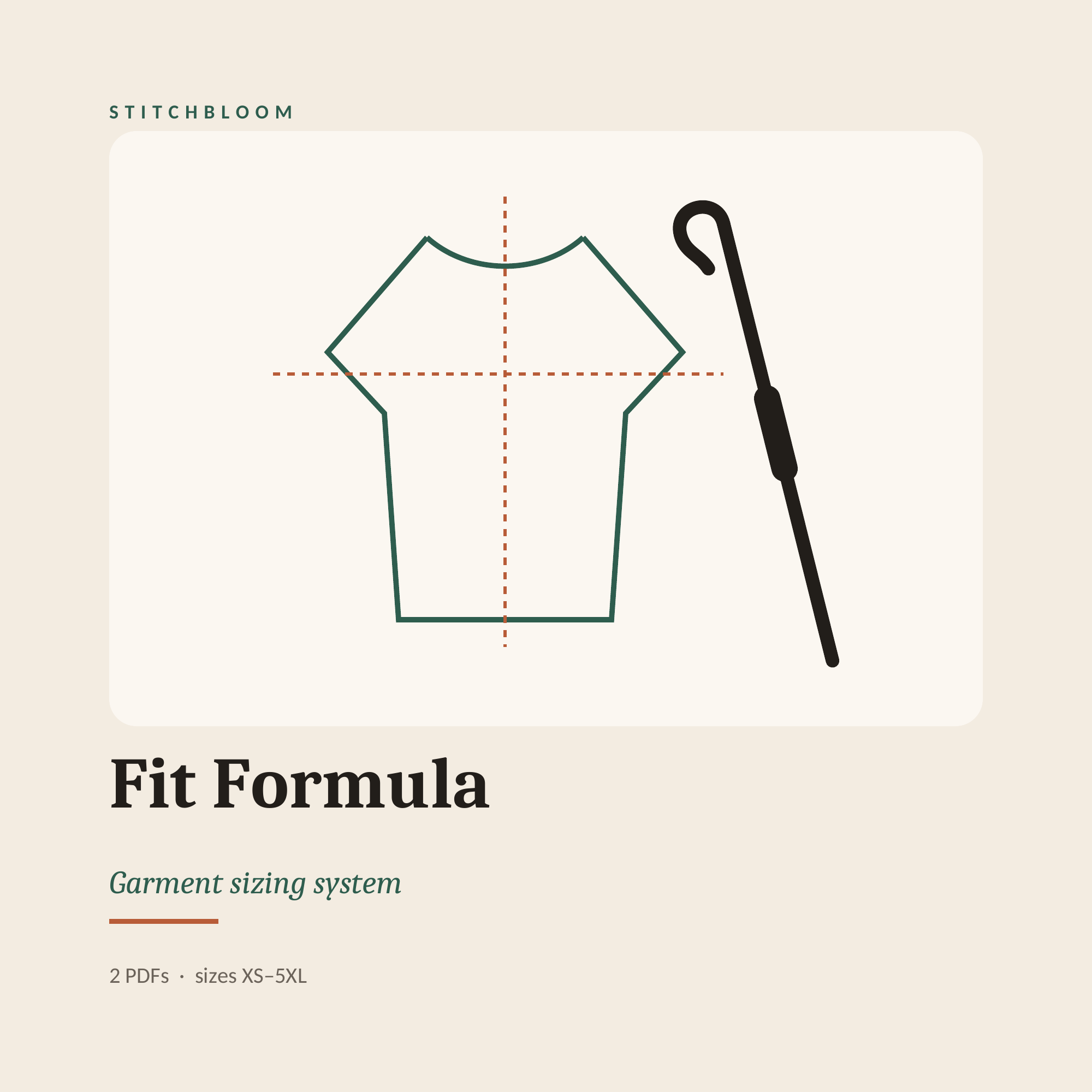 Fit Formula — Crochet Garment Sizing System