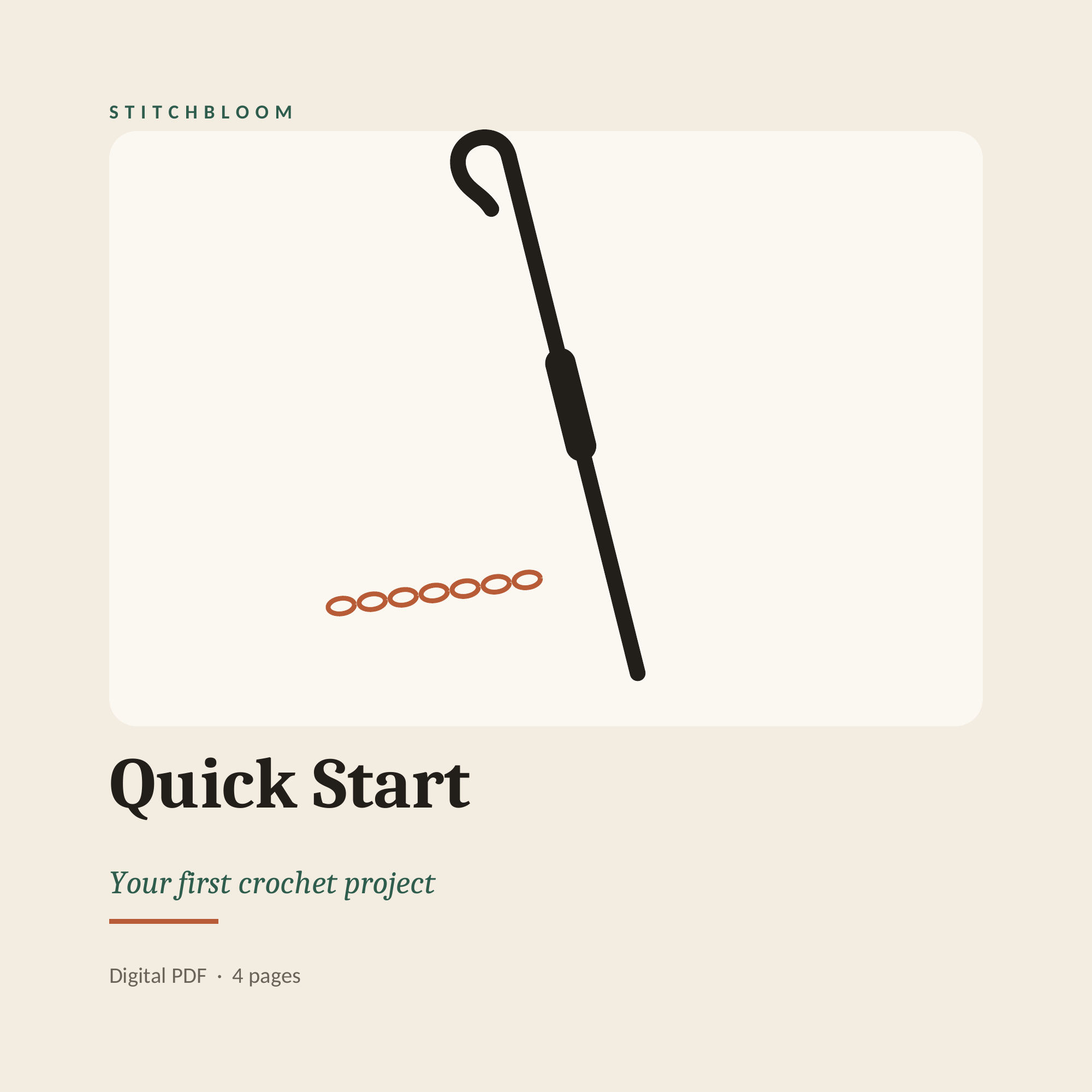 Quick Start — Your First Crochet Project